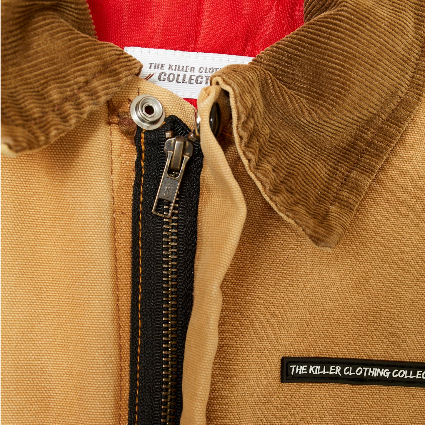 1 of 1 - UPCYCLED CROPPED KEY WORK COVERALL JACKET