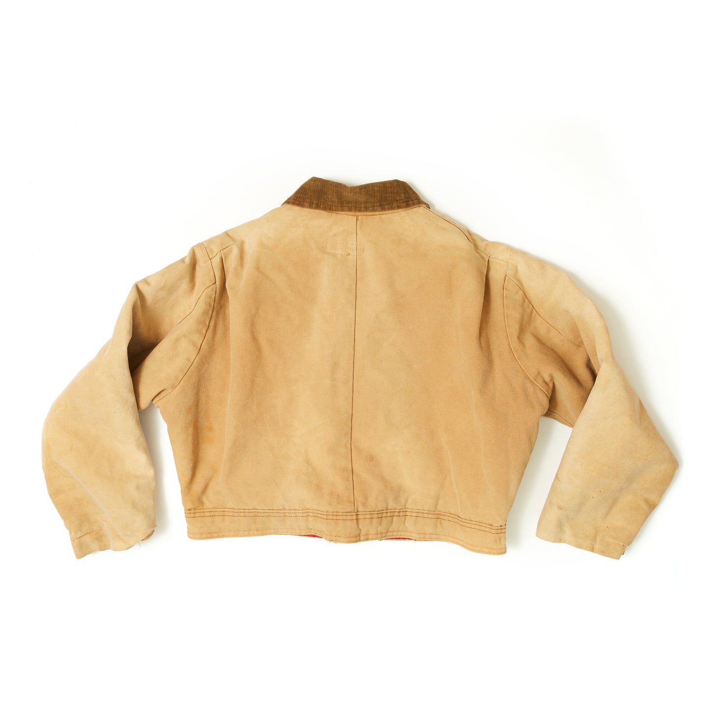 1 of 1 - UPCYCLED CROPPED KEY WORK COVERALL JACKET